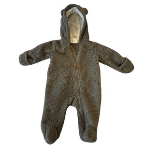 Carter’s Teddy Bear Fleece Snow Suit | Size 3 Months